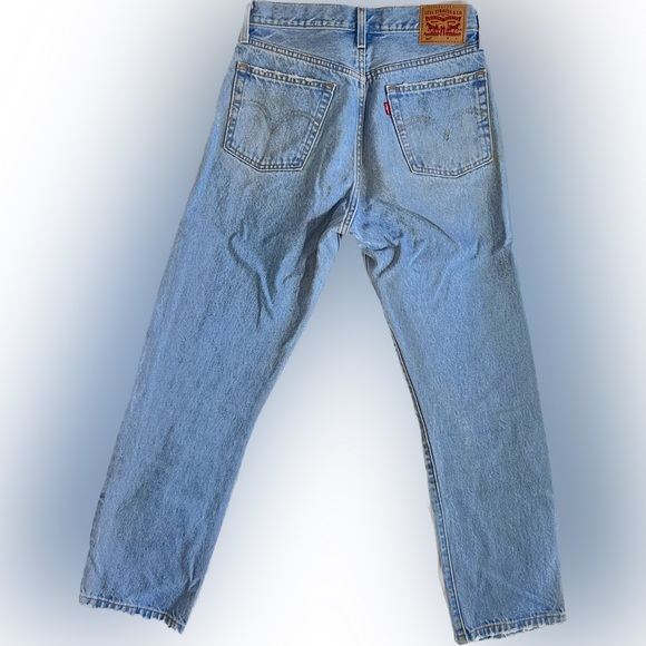 NWOT Levi’s 501 cropped blue jean denim - Picture 4 of 5